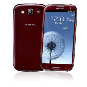 Samsung SIII Garnet Red